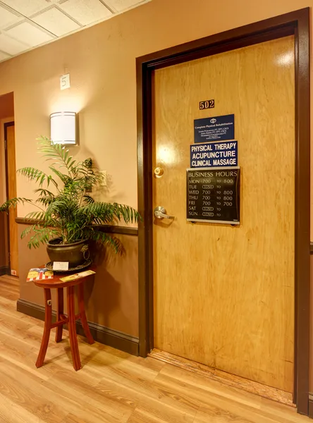 Exam room photographed clean and ready for a patient