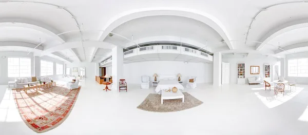 Canvas storage racks inside a working art space